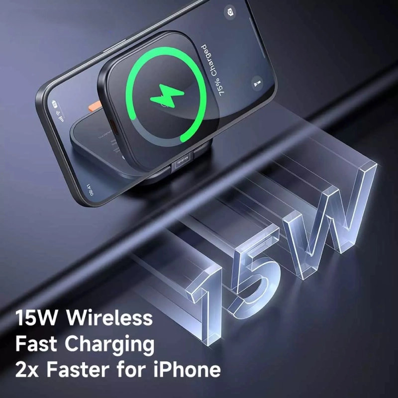 Mcdodo True 15W for iPhone 2-in-1 Foldable magnetic Wireless Charger CH-216